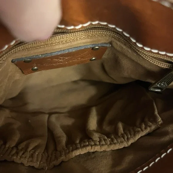 PATRICIA NASH "Venezia" Tan Leather Crossbody Purse Bag Boho Core Western Core - Picture 9 of 10